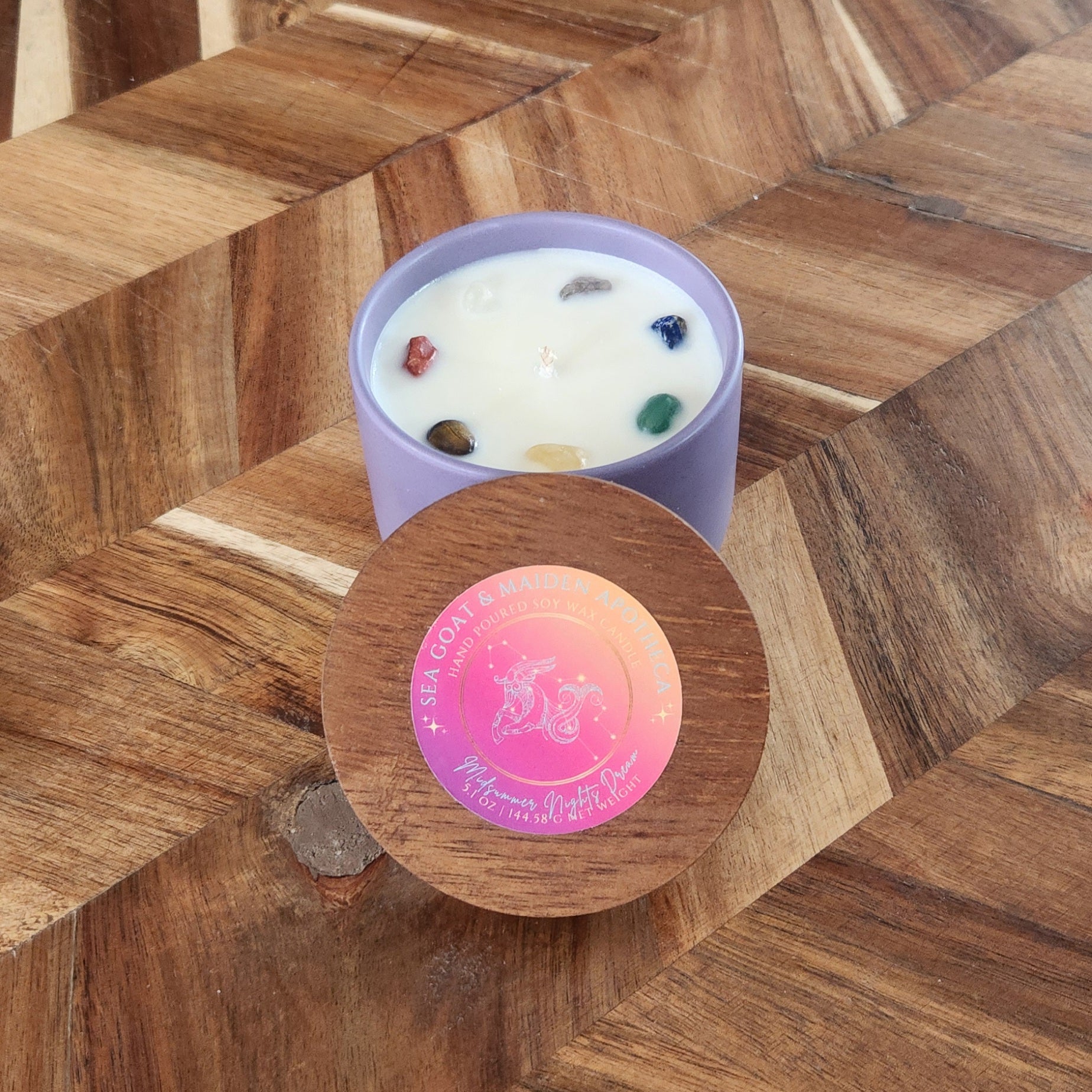 Midsummer Nights Dream Gemstone Candle