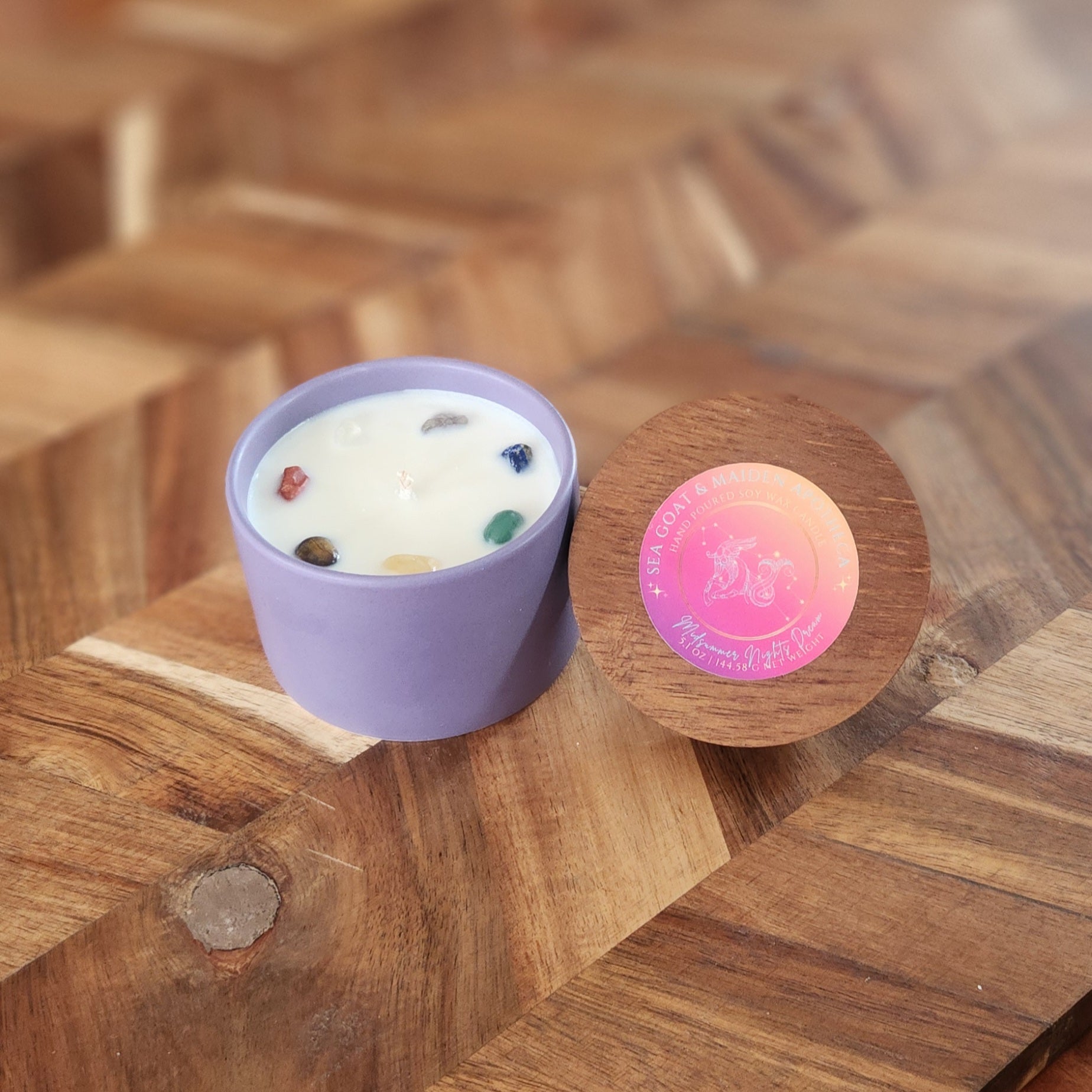 Midsummer Nights Dream Gemstone Candle