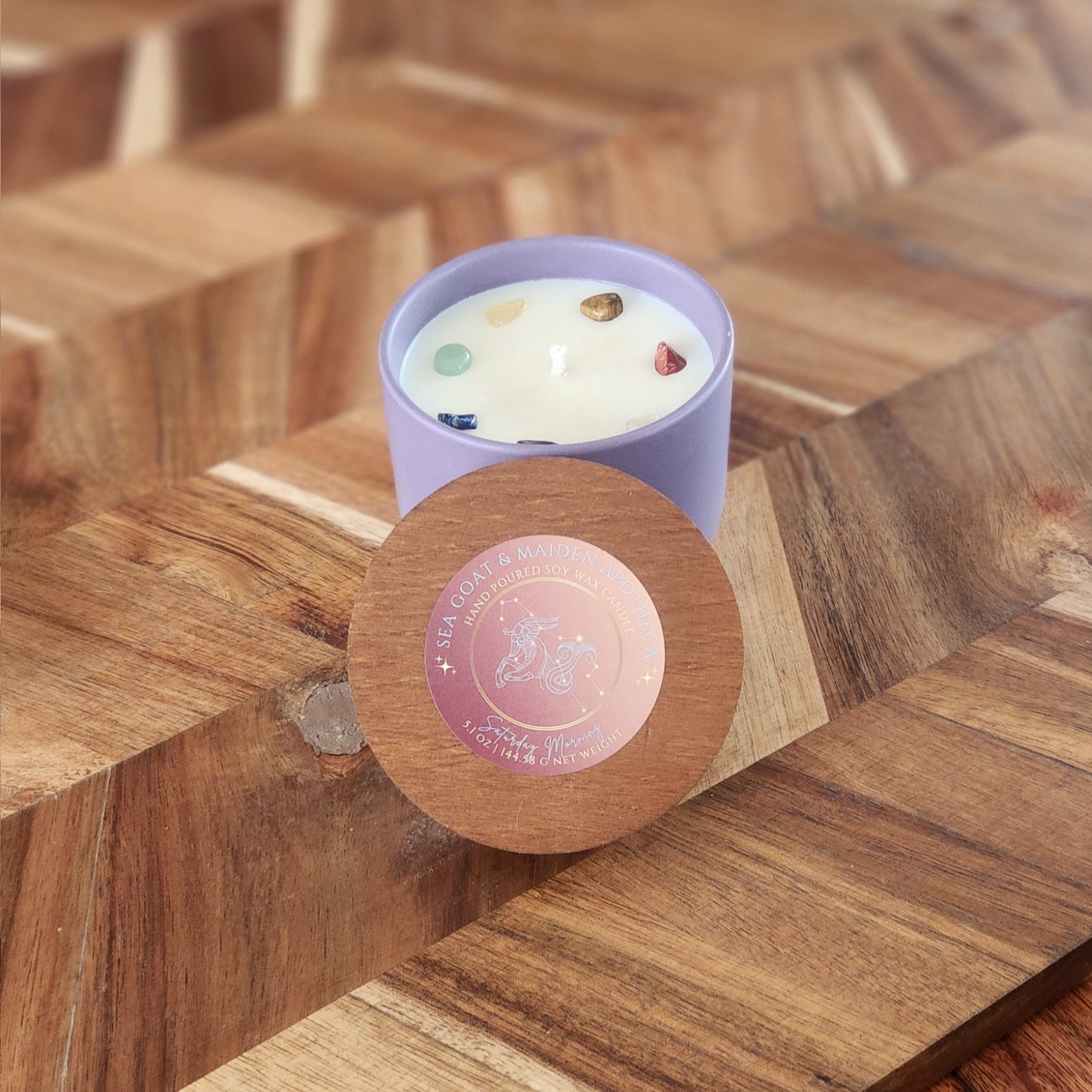 Saturday Morning Gemstone Candle